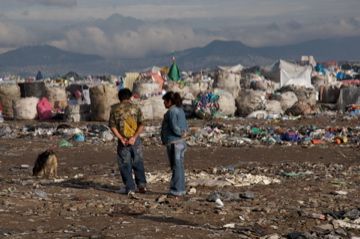Hilfsprojekt Mexico Müllhalde